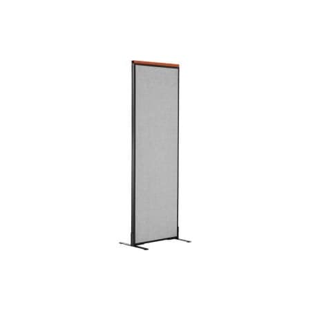 Global Equipment Interion    Deluxe Freestanding Office Partition Panel, 24-1/4"W x 97-1/2"H, Gray 695791FGY